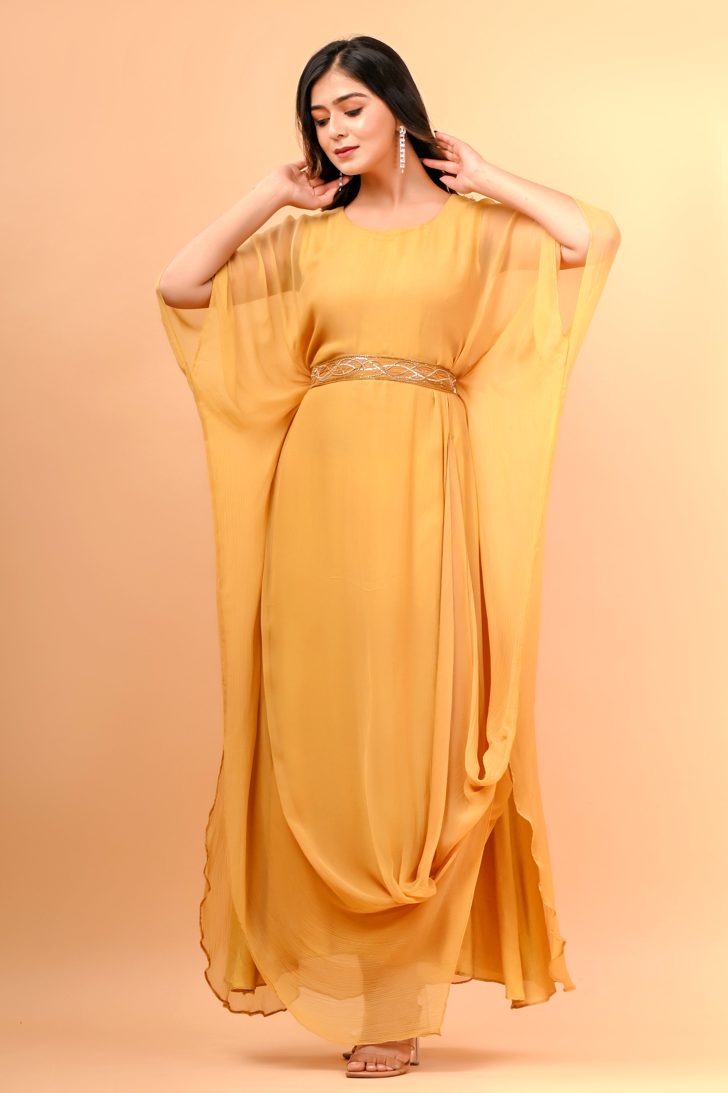 Drape Cowl Dress