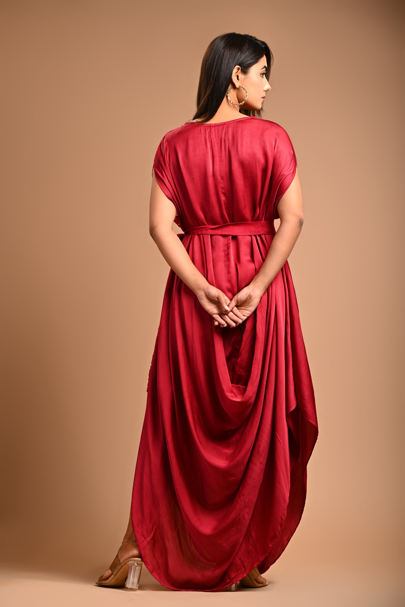 Bhandej Drape Cowl Dress