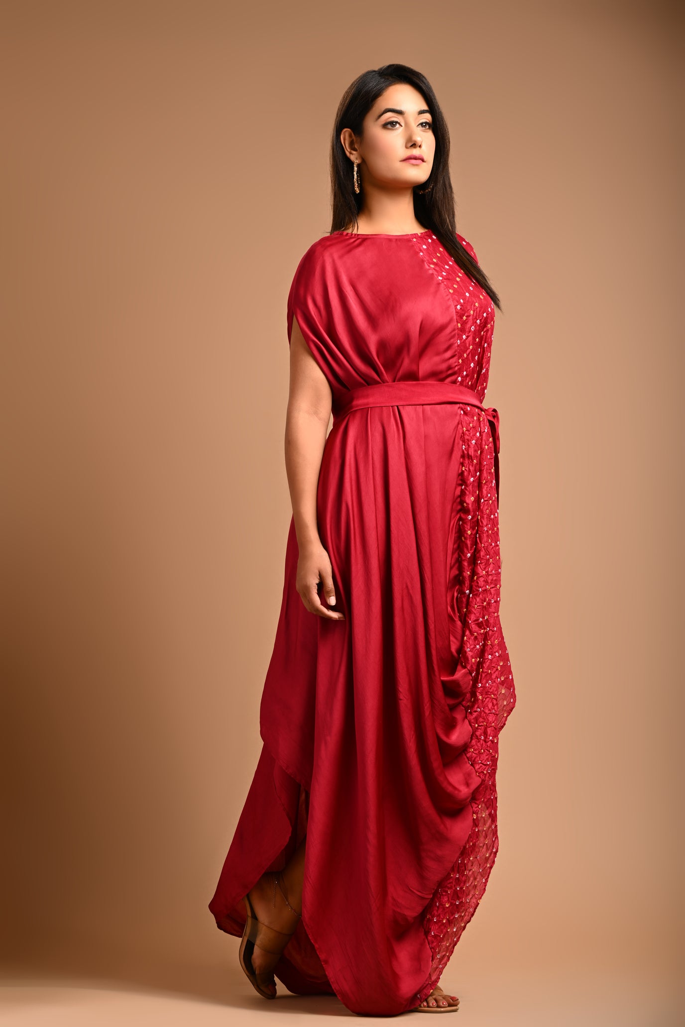 Bhandej Drape Cowl Dress