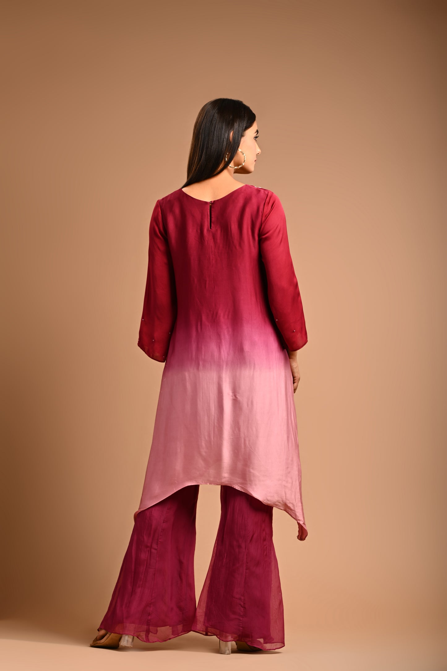 Ombre Top With Boot Cut Pant